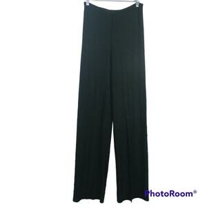 Roni Rabl Bis Black Knit Pants Swiss Dot Pattern Size S